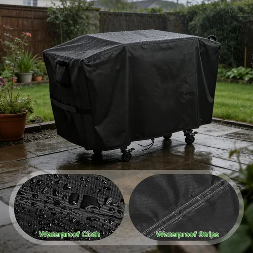 Vista 4 de Fundas para parrilla Blackstone Modelo 2350 2401 de 22 pulgadas, cubierta de barbacoa para parrilla Blackstone de 2 quemadores de 22 pulgadas