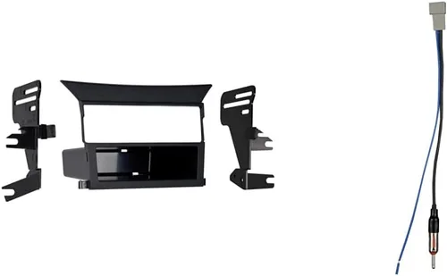 Vista 2 de Metra 99-7876 Kit de tablero de instalación DIN individual con bolsillo para Honda Pilot 2009