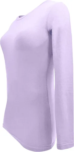 Vista 129 de Natural Uniforms Camiseta Under Scrub para mujer, cuello redondo, manga larga, paquete de 3, paquete múltiple de 3