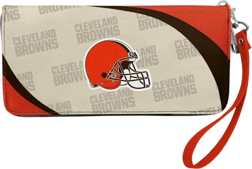 Vista 28 de Cartera organizadora NFL de cierre curvo, negro Pittsburgh Steelers