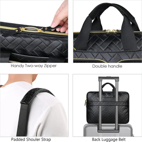 Vista 7 de Lacdo Bolsa de hombro protectora de 360° para MacBook Air M5 A3449 (2026), M4 A3240 2025, M3 A3113, M2 A2681, M1 A2337 A2179 A1932 MacBook Neo