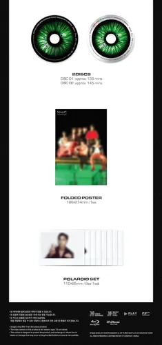 Vista 8 de Stray Kids 2nd World Tour MANIAC en Seúl Contenido+Photobook+Póster plegable en paquete+Tracking Sellado SKZ (Full SET(DVD+Blu-ray))