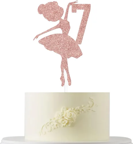 Vista 9 de Decoración para pastel de primer cumpleaños de bailarina, decoración de pastel de primer cumpleaños, decoración de pastel de cumpleaños