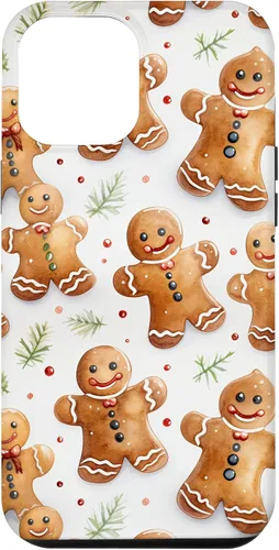 Vista 26 de Christmas Gingerbread Man Pattern for Girls Cute Xmas Baking Case for iPhone 17