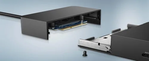 Vista 7 de Dell Estación de acoplamiento WD19 de 180 W (entrega de energía de 130 W) USB-C, HDMI, puerto dual DisplayPort, negro (KXFHC 0KXFHC 210-ARIQ)