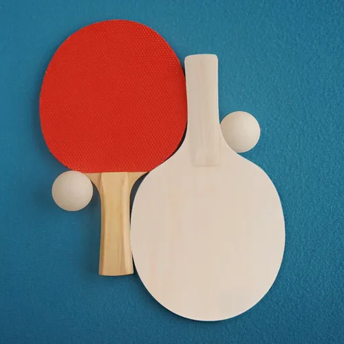 Vista 7 de TOYANDONA Raqueta de tenis de mesa DIY en blanco para raqueta de madera para juegos de tenis de mesa y juguete deportivo de entrenamiento para niños