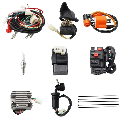 Vista 12 de PRO BAT Arnés de cableado eléctrico completo Cable CDI Bobina Conjunto de estator de 8 polos para vehículos de 4 ruedas Stroke ATV Quad Pit Dirt
