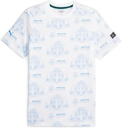 Vista 6 de PUMA Mapf1 Essentials - Camiseta casual de manga corta con cuello redondo y estampado de coche para hombre