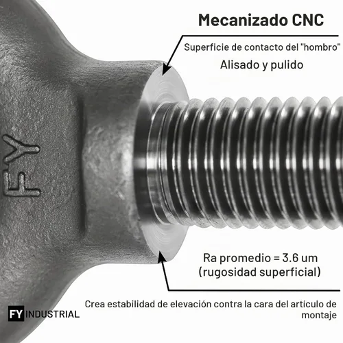 Vista 6 de Perno de Ojo de Hombro para Elevación de 1-1/4"-7 X 3