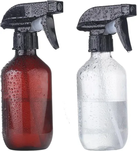 Vista 6 de Botellas de spray Teyssor Botella de agua en aerosol - Libre de BPA - 10 oz/300 ml Contenedores de plástico recargables de niebla fina Botella