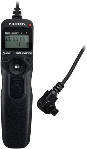 Vista 8 de PHOLSY Cable de control remoto con temporizador S6 con intervalómetro para Sony a77M2, a99M2, a99, a77, a67, a65, a57, a55, a900, a850, a700, a580