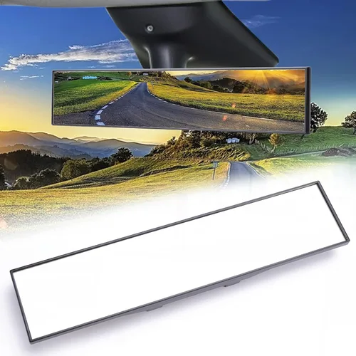 Vista 8 de Espejo retrovisor, espejo de gran angular con clip interior (11 x 3 pulgadas)