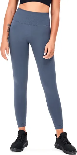 Vista 4 de Leggings de levantamiento de glúteos para mujer, pantalones de yoga de cintura alta sin costuras, leggings de entrenamiento