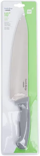 Vista 10 de Restaurantware Comfy Grip - Cuchillo de chef de 10 pulgadas, 1 cuchillo de cocina afilado, mango ergonómico, agarre antideslizante, cuchillo