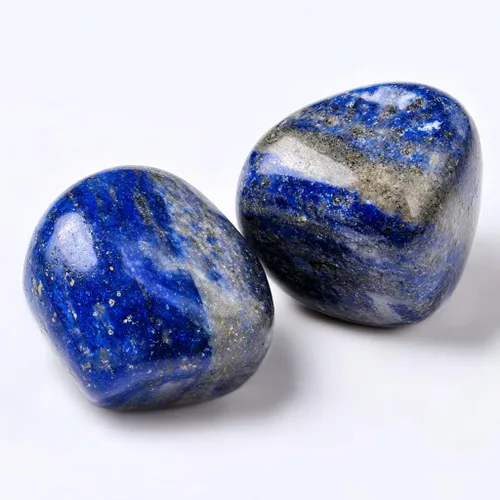 Vista 20 de Piedras de cristal de amatista pulidas - 1 pieza de 1.2" Piedra de preocupación para ansiedad, piedra de palma de bolsillo super grande, piedras