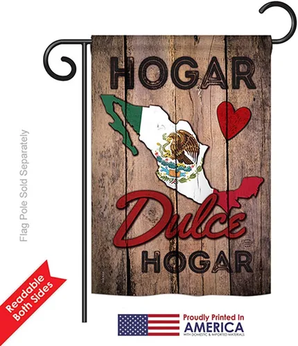 Vista 7 de Country Mexico Hogar Dulce Garden House - Juego de banderas de nacionalidad regional, nacionalidad internacional, mundo particular, área pequeña