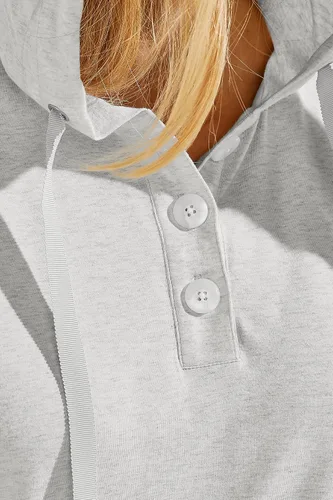 Vista 3 de Coolibar UPF 50+ LumaLeo Henley - Sudadera con capucha para mujer, protección solar