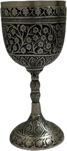 Vista 9 de Copa de cáliz de vino cáliz medieval decoración cáliz hecha a mano Arthur King Cáliz Copa de cerveza 9.5 fl oz