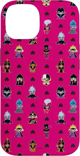 Vista 4 de iPhone 16 Disney Villains Anti-Love Cute Black Heart Valentine’s Day Case