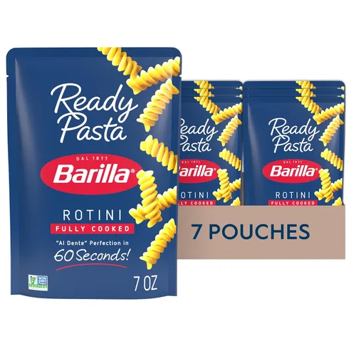 Vista 10 de Barilla Ready Pasta, pasta de macarrones con codos totalmente cocidos, sin OMG y Kosher, 7 onzas (paquete de 7)