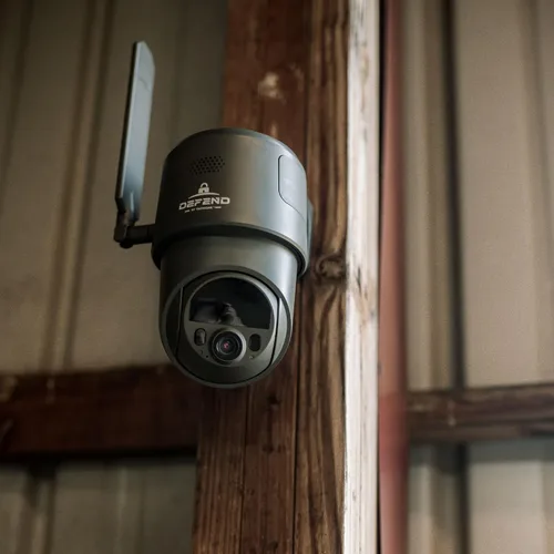 Vista 6 de TACTACAM – Cámara de seguridad celular Defend 360, fotos 4K, video 1080p, batería solar + recargable, panorámica/inclinación/zoom de 360°, LTE
