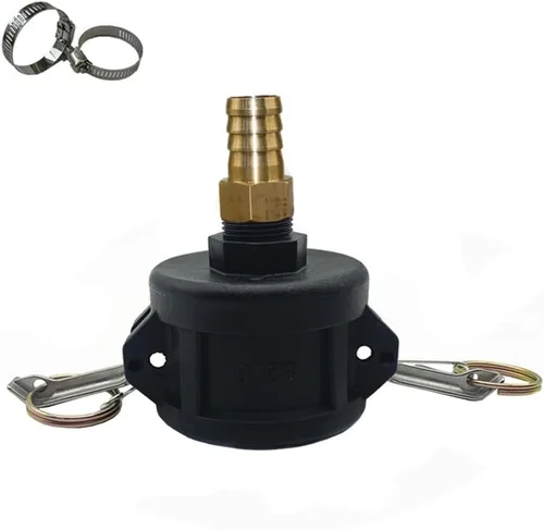 Vista 10 de Accesorios de bolsa IBC de cabeza hembra exterior de 2 a 3/4 pulgadas, adaptador de drenaje de tanque IBC Adaptador de conversión de manguera de 2 a