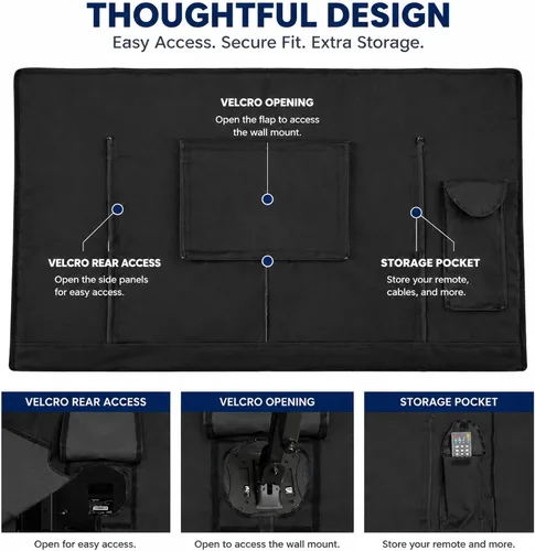 Vista 2 de TV Cover Compatible with LG UHD Series 55UM7300PUA