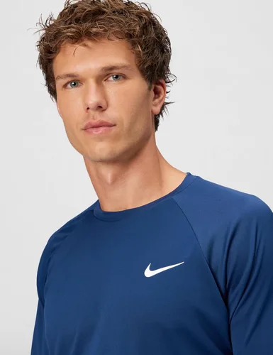Vista 4 de Nike Essential Long Sleeve Hydroguard Swim Shirt UPF40+ Rash Guard