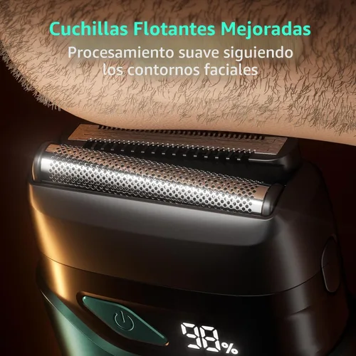 Vista 2 de Mbzoey Afeitadoras eléctricas de lámina para hombres: IPX7 resistente al