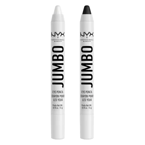 Vista 18 de NYX PROFESSIONAL MAKEUP Lápiz de Ojos Jumbo, Barra de Sombra de Ojos Mezclable y Lápiz Delineador - Black Bean (Negro)