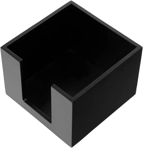 Vista 8 de Restaurantware Servilletero de cóctel de 5.5 x 4 pulgadas, 1 servilletero cuadrado plano – para bares, mesas de cocina o encimeras, resistente Negro
