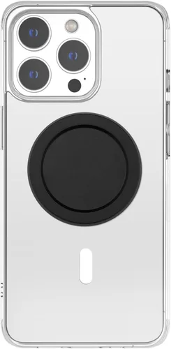 Vista 5 de metisinno Base magnética básica compatible con agarres de teléfono PopSocket y fundas MagSafe para iPhone, color negro