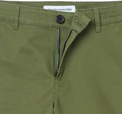 Vista 5 de Tienda Essentials Women's 5" Inseam Chino Short (Available in Straight and Curvy Fits)