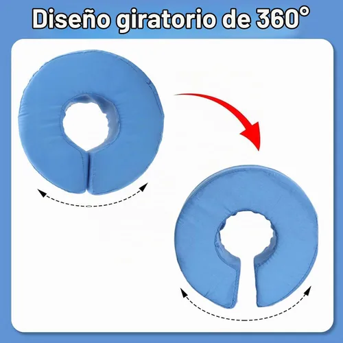 Vista 6 de 2 almohadas de elevación de pies, cojín de espuma azul para tobillo y mano, estabilizador de almohada de elevación de piernas con talón de tobillo