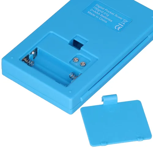Vista 9 de Báscula de bolsillo, 7 modos de peso, báscula digital, dígitos grandes, botones multifuncionales, pantalla LCD azul retroiluminada para pesar joyas
