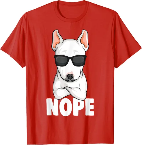 Vista 109 de Camiseta de perro Bull Terrier para niños y mujeres, Negro