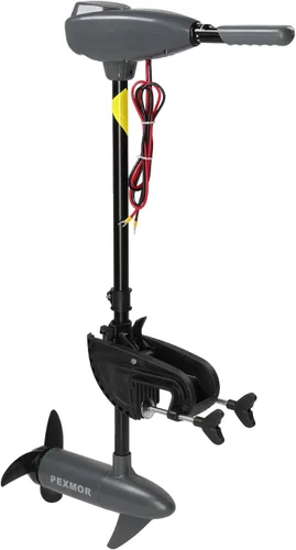 Vista 8 de PEXMOR Motor de arrastre eléctrico de 8 velocidades, motor eléctrico fuera de borda para barco con mango ajustable e indicador LED, montado