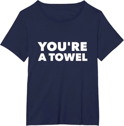Vista 12 de Eres un toalla Funny camisa, mujer XL, Negro