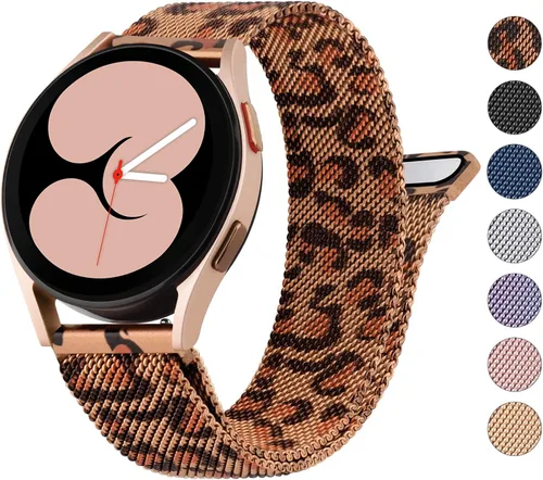 Vista 10 de Wanme Correa de repuesto para Samsung Galaxy Watch 4 de 1.575 in y 1.732 in, Galaxy Watch 4 Classic de 1.654 in y 1.811 in, para mujeres y hombres