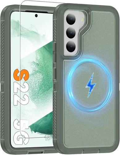 Vista 12 de Funda magnética para Samsung Galaxy S24+ Plus compatible con carga Magsafe [protector de pantalla de vidrio]