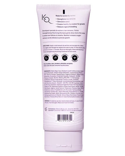 Vista 9 de Champú Voluminizador Keranique - Engrosamiento del cabello para cabello fino y que se adelgaza - Enriquecido con queratina, limpieza del cuero