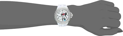 Vista 2 de Disney Adult Enamel Sparkle Analog Quartz Bracelet Watch