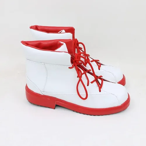 Vista 4 de COSGOGO Zapatos de cosplay para hombre de motosierra de anime para Halloween, carnaval, fiesta, zapatos de cosplay de anime para mujer, juego