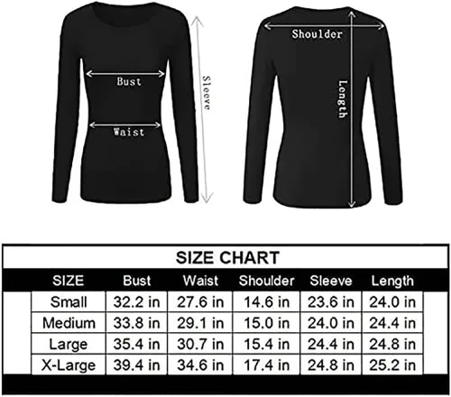 Vista 7 de Camiseta de manga larga ajustada con cuello en V y cuello redondo para mujer, camiseta básica de algodón suave