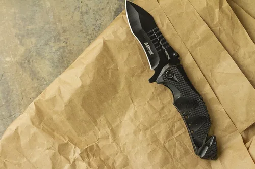 Vista 7 de MTech USA MT-A845BK Cuchillo con resorte, 5" cerrado, hoja negra