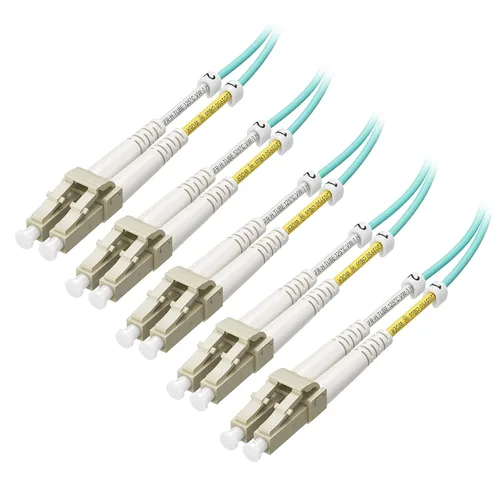 Vista 7 de Cable Matters cable multimedia de fibra OFNP 50/125 de 10Gb/40Gb OM3 Duplex, LC a LC 1m
