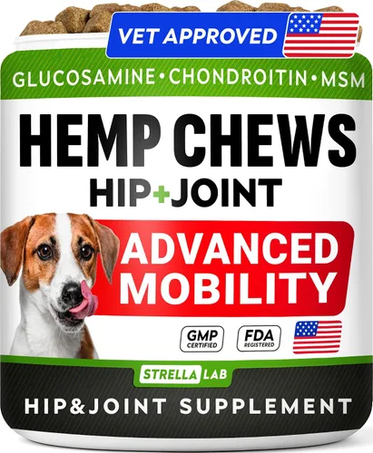 Vista 10 de STRELLALAB Melatonina para que los perros duerman 6 mg – Golosinas para dormir para perros – Pastillas para dormir para la ansiedad – Masticables
