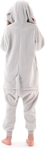 Vista 4 de Beauty Shine Kids Onesie Unisex Child Animal Costume Sleepwear Jumpsuit Christmas Halloween Cosplay Pajamas