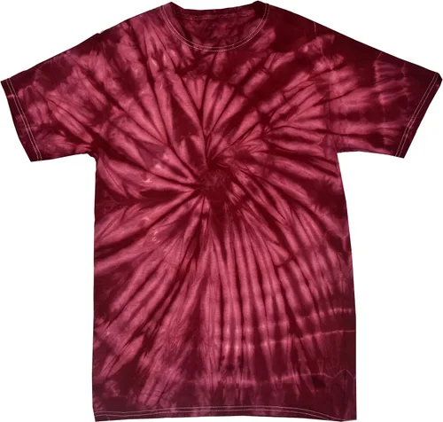Vista 39 de Colortone Camisetas de teñido anudado de araña para hombres y mujeres, camisetas unisex de manga corta con teñido anudado para adultos Blaze