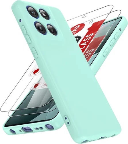 Vista 67 de LeYi Funda para Motorola Moto G Play 4G 2024: Funda para Moto G Play 4G 2024 con funda delgada y antiarañazos, silicona líquida a prueba de golpes
